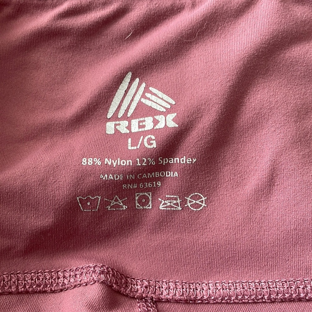 RBX legging, a pinkish color. Large